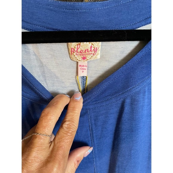 Plenty by Tracy Reese Womens Cotton Knit Front Pouch Pocket T-Shirt Dress Size P - Picture 5 of 7